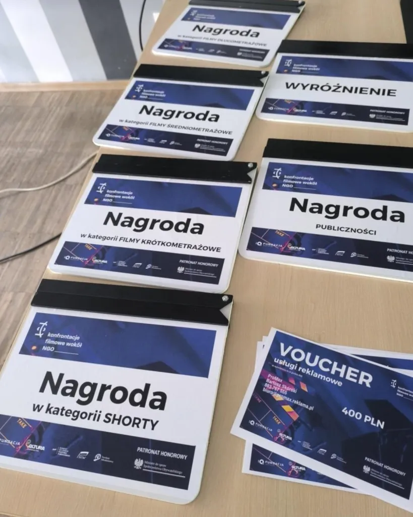 Nagrody i wyróżnienia przygotowane na Konfrontacje Filmowe wokół NGO 2025
