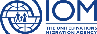Logo Międzynarodowa Organizacja ds. Migracji (IOM)