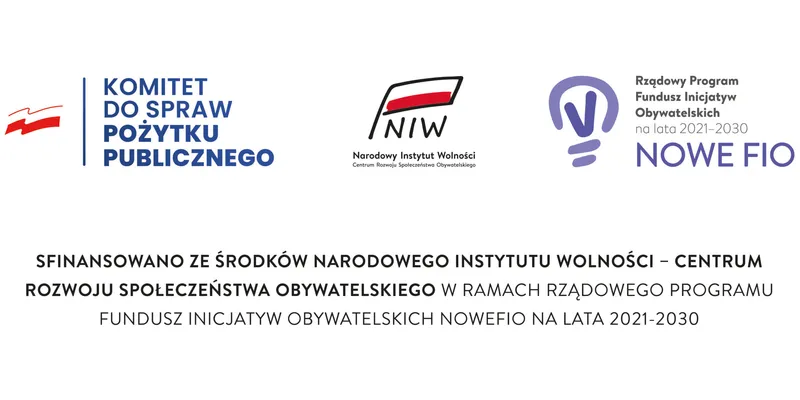 Logotypy programu — FIO / NIW-CRSO i partnerów