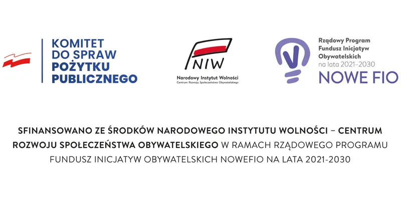 Logotypy programu — FIO / NIW-CRSO i partnerów