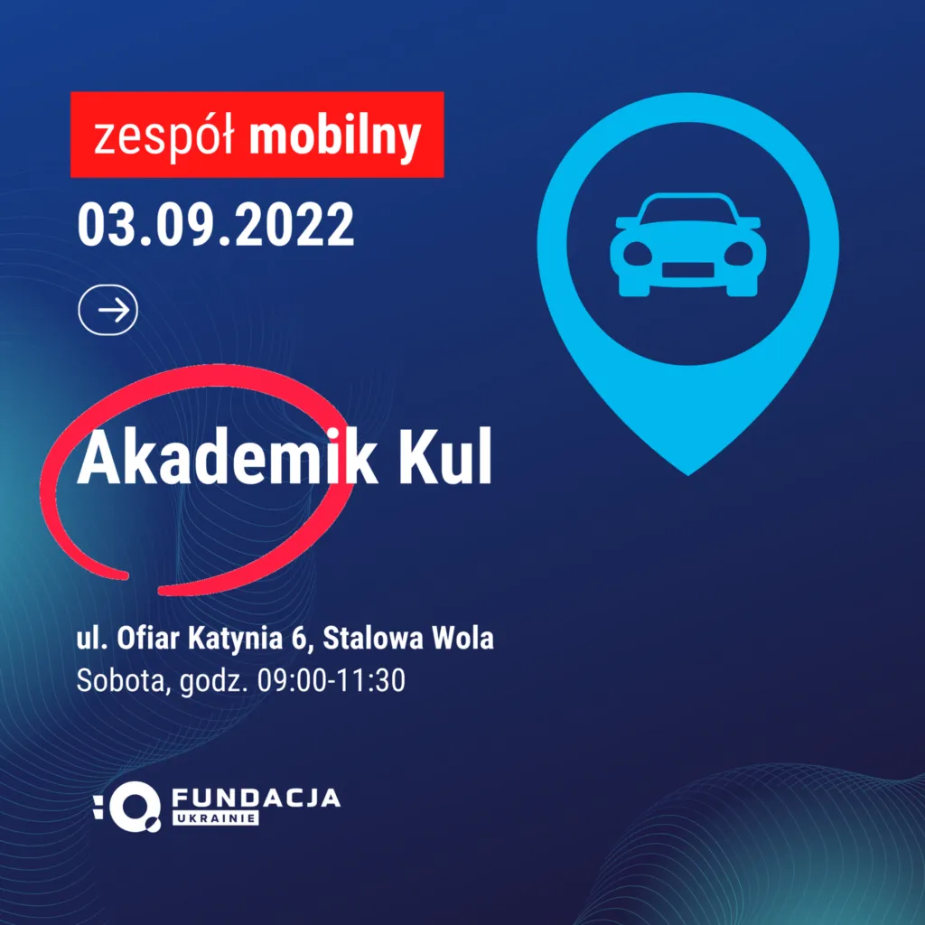 Zdjęcie z pracy mobilnego biura (archiwum)