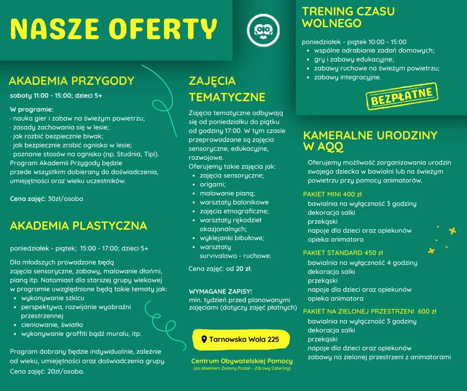 Wnętrze Bawialni AQQ – przestrzeń do zabawy dla dzieci